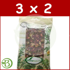 Pack 3x2 Rosa Bolsa 30Gr. Soria Natural