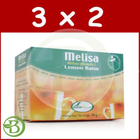 Pack 3x2 Infusiones de Melisa 20 Filtros Soria Natural