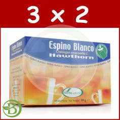 Pack 3x2 Infusiones de Espino Blanco 20 Filtros Soria Natural