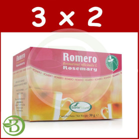 Pack 3x2 Infusiones de Romero 20 Filtros Soria Natural
