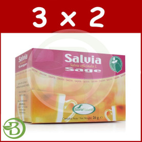 Pack 3x2 Infusiones de Salvia 20 Filtros Soria Natural