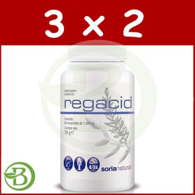 Pack 3x2 Regacid 60 Comprimidos Soria Natural