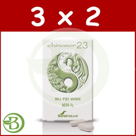 Pack 3x2 Chinasor 23 Soria Natural