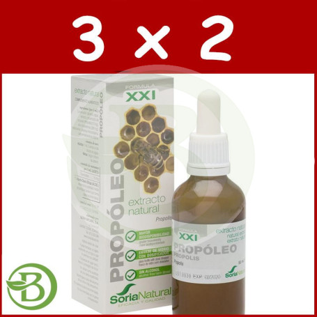 Pack 3x2 Extracto Propoleo Hidroalcohólico S. Xxi Soria Natural