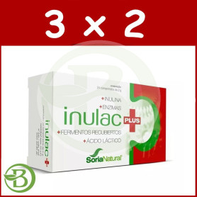 Pack 3x2 Inulac Plus 24 Comprimidos Soria Natural
