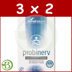 Pack 3x2 Probinerv 20 Capsulas Soria Natural