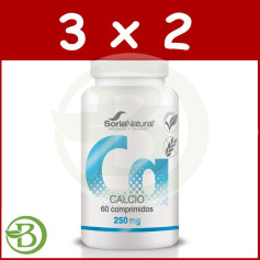 Pack 3x2 Calcio 1700 Mgrs. X 60 Liberacion Sostenida Soria Natural