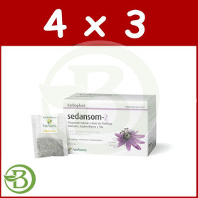 Pack 4x3 Herboplant Sedansom-2 20 Filtros Herbora