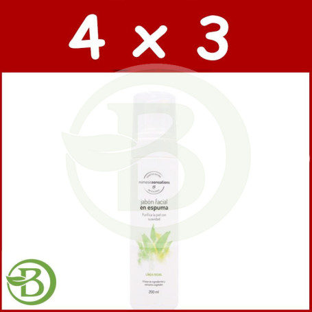 Pack 4x3 Jabón Facial en Espuma 200Ml. Mimesis Sensations