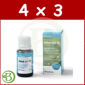 Pack 4x3 Aceite Arbol del Te Bio 15Ml. Herbora