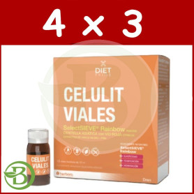 Pack 4x3 Celulit 15 Viales Herbora