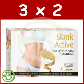 Pack 3x2 Slank Active 30 Capsulas Espadiet