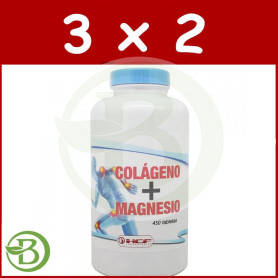 Pack 3x2 Colágeno + Magnesio 450 Comprimidos HCF