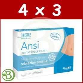 Pack 4x3 Ansi Triestop 30 Comprimidos Eladiet