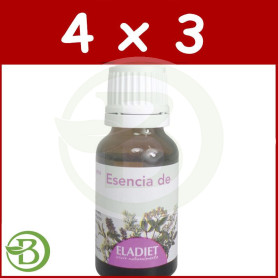 Pack 4x3 Aceite Esencial de Menta Piperita 15Ml. Eladiet