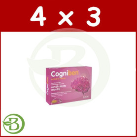 Pack 4x3 Cogniben Plus 30 Comprimidos Eladiet