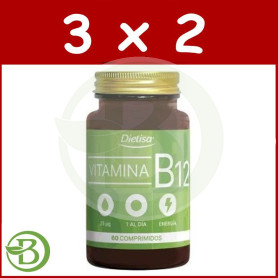Pack 3x2 Dietisa Vitamina B12 60 Comprimidos Dietisa