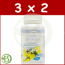 Pack 3x2 Onagra Aceite 110 Perlas 500Mg. Drasanvi