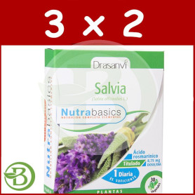 Pack 3x2 Salvia 30 Cápsulas Drasanvi