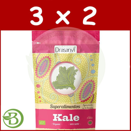 Pack 3x2 Kale Bio 200Gr. Drasanvi