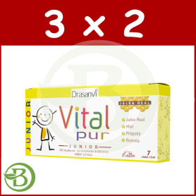 Pack 3x2 Vitalpur Junior 7 Viales Drasanvi