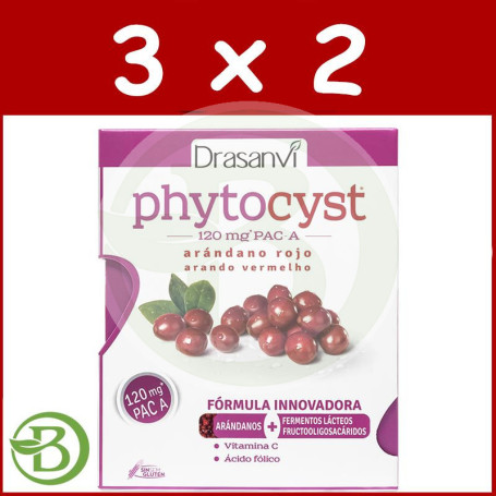 Pack 3x2 Phytocyst 15 Comprimidos Drasanvi