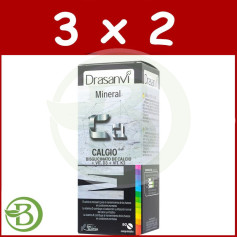 Pack 3x2 Calcio con Vitaminas D3 y K2 90 Comprimidos Drasanvi