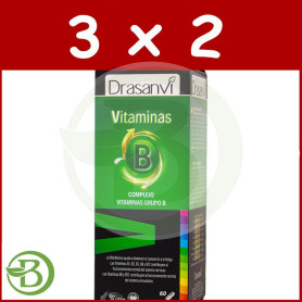 Pack 3x2 Vitamina B Complex 60 Cápsulas Drasanvi