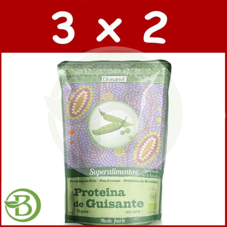 Pack 3x2 Proteína De Guisante Bio 250Gr. (Drasanvi)