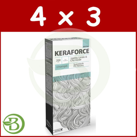 Pack 4x3 Keraforce Neutro 200Ml. Dietmed