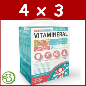 Pack 4x3 Vitamineral A-Z 15 Ampollas Dietmed