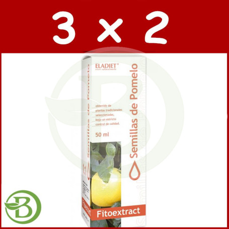 Pack 3x2 Fitoextract Pomelo 50Ml. Eladiet