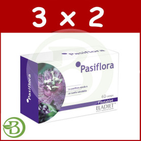 Pack 3x2 Pasiflora 60 Comprimidos Eladiet