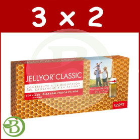 Pack 3x2 Jellyor Classic 20 Viales Eladiet