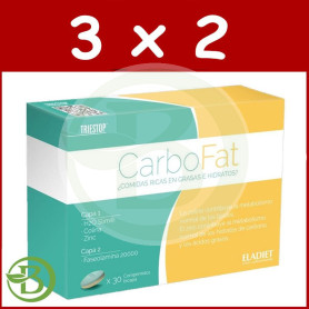 Pack 3x2 Triestop Carbofat 30 Comprimidos Eladiet