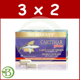 Pack 3x2 Cartimar Plus 60 Cápsulas Marnys