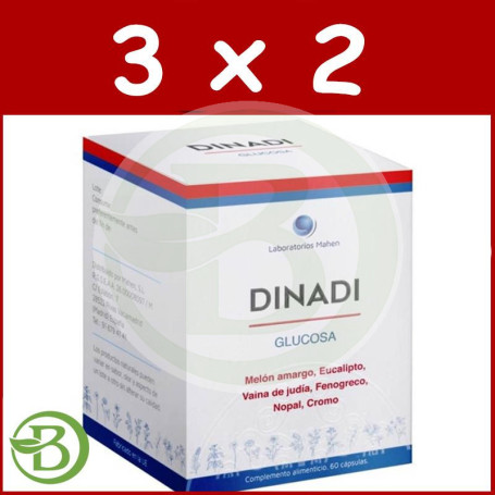 Pack 3x2 Dinadi 60 Capsulas Mahen