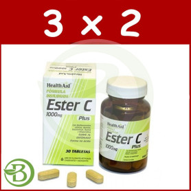 Pack 3x2 Ester C Plus 1000Mg. Health Aid