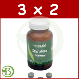 Pack 3x2 Espirulina (Spirulina Platensis) Health Aid