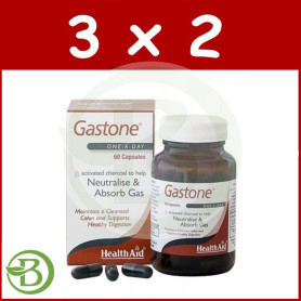 Pack 3x2 Gastone (Carbón Puro Activado) Health Aid
