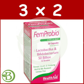 Pack 3x2 Femprobio 30 Cápsulas Health Aid