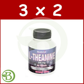 Pack 3x2 L-Teanina 200Mg. 60 Comprimidos Health Aid