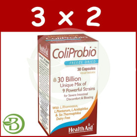Pack 3x2 Coliprobio 30 Cápsulas Health Aid