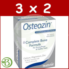 Pack 3x2 Osteozin 90 Comprimidos Health Aid