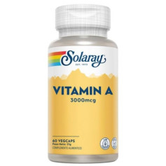 Vitamina a 10,000 Ui - 60 Vegcaps Solaray