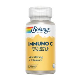 Immuno C (C+Vit D3+Zinc) -30 Vegcaps Solaray