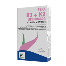Fepa D3 + K2 Liposomada 40Capsulas Fepadiet