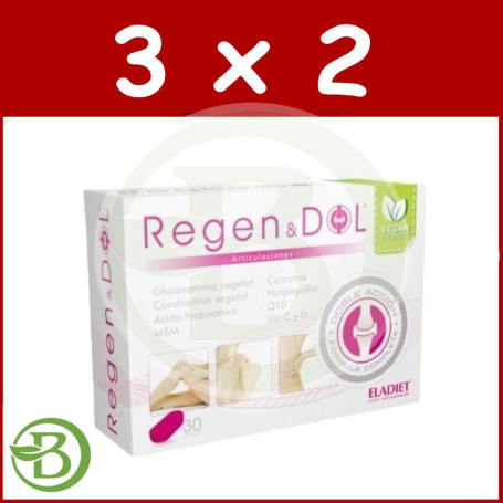 Pack 3x2 Regendol Vegano 30 Comprimidos Eladiet