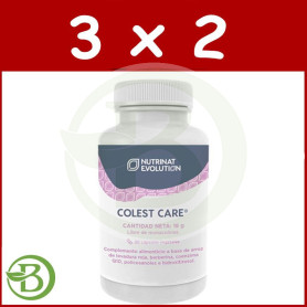 Pack 3x2 Colest Care 30 Caps Nutrinat Evolution
