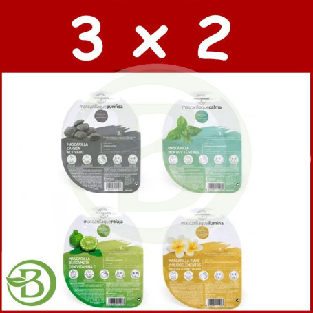 Pack 3x2 Mascarilla que Ilumina Mimesis Sentations 40Ml. Herbora